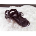 Čierne dámske sandálky VENZA